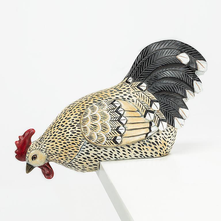 Peering Rooster (web)