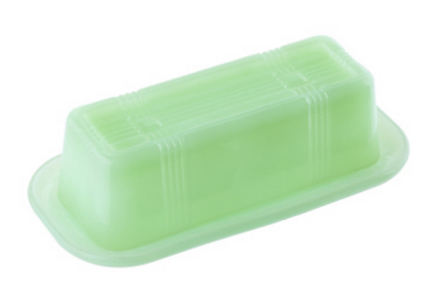 Jadeite Glass Butter Dish