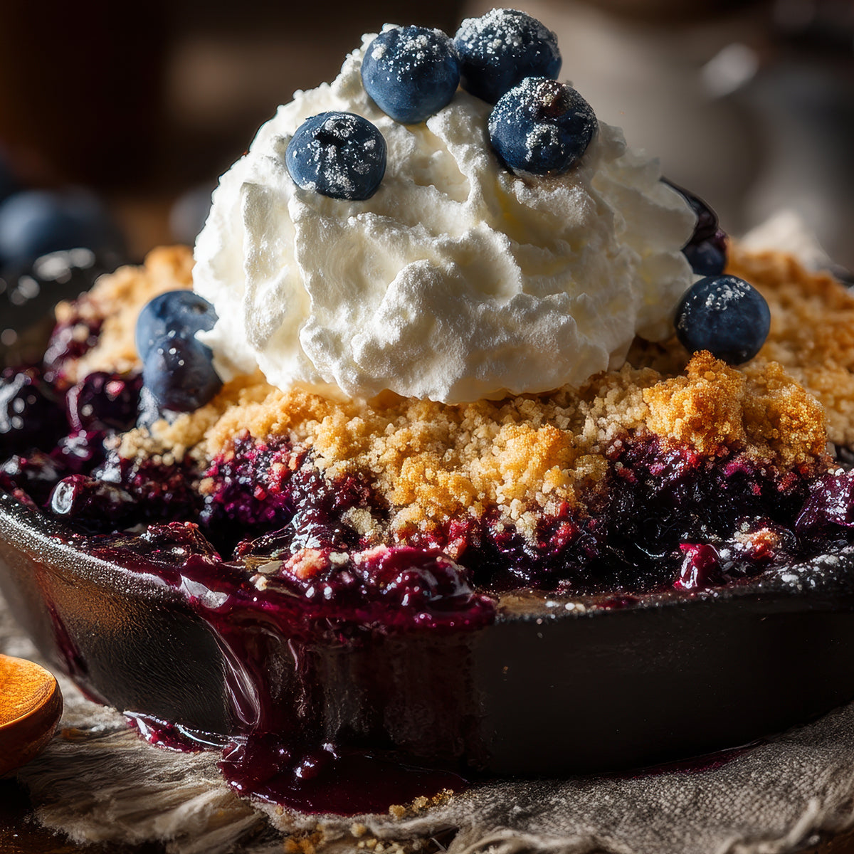Blueberry Cinnamon Crumble