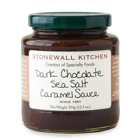Dark Chocolate Sea Salt Caramel Sauce 12.5 oz