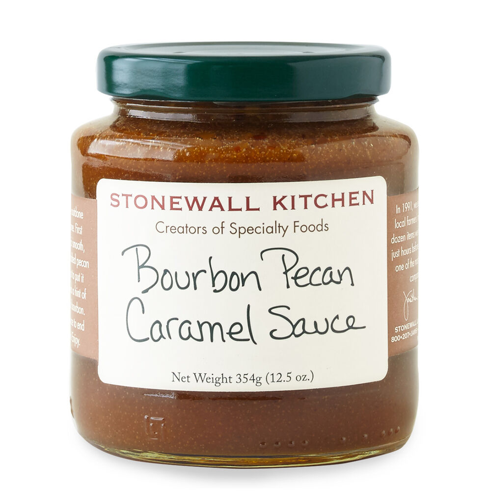 Bourbon Pecan Caramel Sauce 12.5 oz