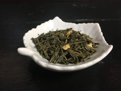 Honey Ginger - 2 oz Loose Green Tea